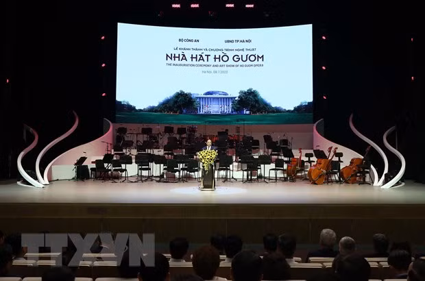 Quang cảnh buổi lễ. (Ảnh: Phạm Kiên/TTXVN)