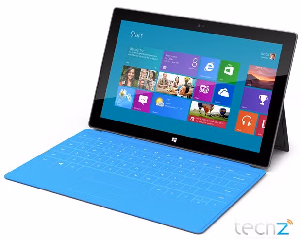 Máy tính bảng Surface, một trong những sản phẩm chủ lực của Microsoft dưới thời Steve Ballmer Máy tính bảng Surface, một trong những sản phẩm chủ lực của Microsoft dưới thời Steve Ballmer