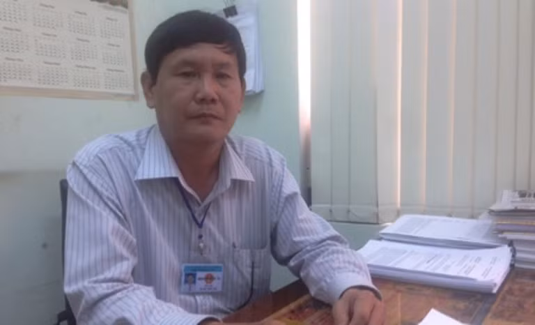Ông Nguyễn Ngọc Ẩn, Chủ tịch UBND phường An Bình, trao đổi với PV Kiến Thức.