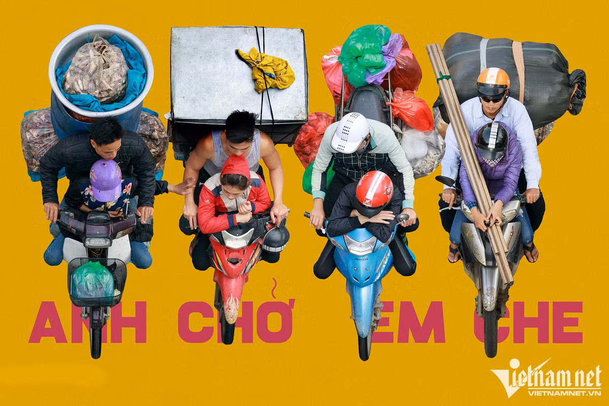 Bộ ảnh kỳ công, lạ mắt về xe thồ, 'ninja siêu đẳng' - Hình 4 Bo anh ky cong, la mat ve xe tho, 'ninja sieu dang'-Hinh-4