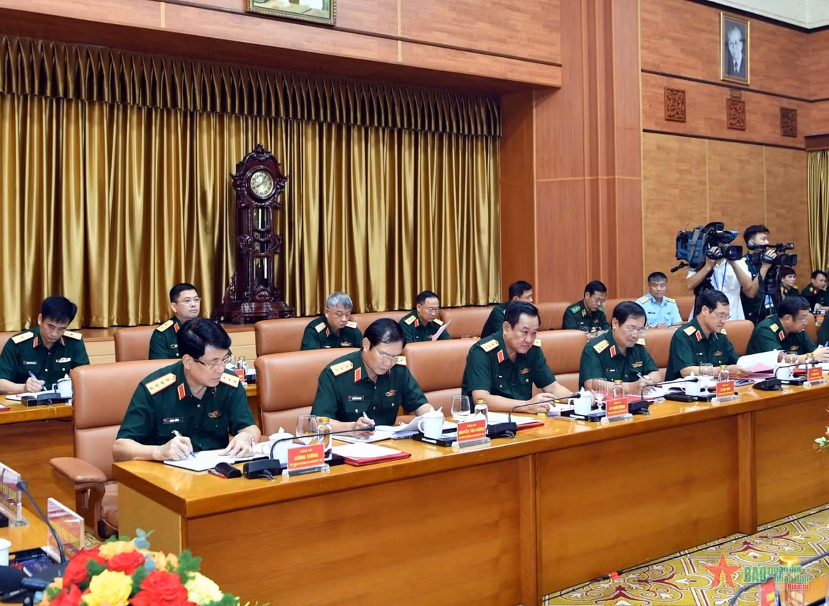 Tong Bi thu Nguyen Phu Trong chu tri Hoi nghi Quan uy Trung uong lan thu 6-Hinh-6