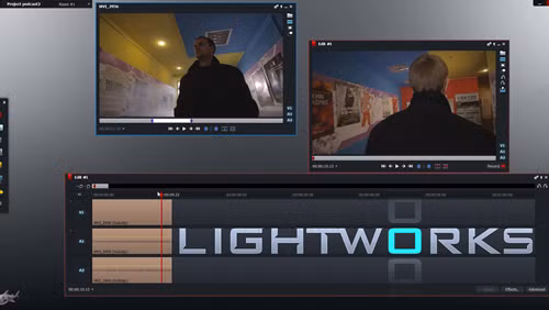  5. Lightworks. Lightworks là một công cụ biên tập phim chuyên nghiệp, cho phép người dùng chỉnh sửa, cắt xén và thêm hiệu ứng cho các đoạn video. Lightworks bao gồm một bộ các tính năng và công cụ cho phép biên tập một loạt các hiệu ứng, cắt các tập tin đa phương tiện rất nhanh chóng. Công cụ chỉnh sửa video này tuy được cung cấp miễn phí nhưng lại được đánh giá thuộc loại “ngang ngửa” với nhiều phần mềm chuyên nghiệp có trả phí tốt nhất hiện nay. Bên cạnh đó, Lightworks còn cung cấp nhiều tính năng cao cấp như các hiệu ứng thời gian thực, các công cụ cắt cúp thông minh. 