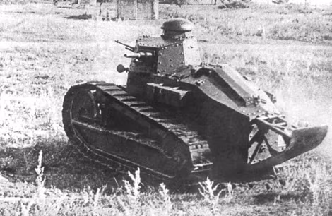 Một loại UGV của Quân đội Liên Xô chế tạo dựa trên những xe tăng có người lái.
