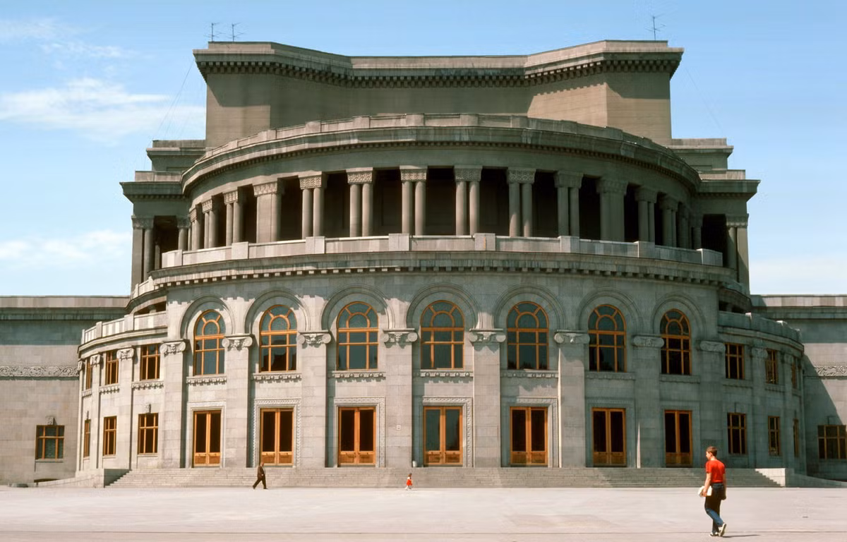 Nhà hát opera ở Yerevan.