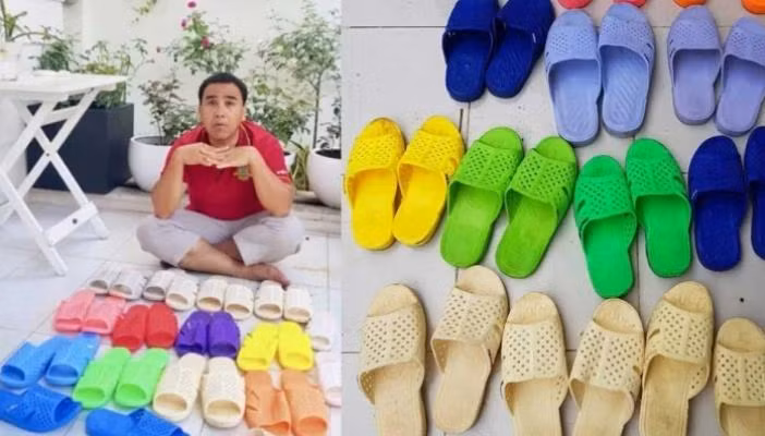 Xuất hiện ở 1 chương trình truyền hình, theo lời của bà xã Quyền Linh, thói quen đi dép tổ ong của anh bắt đầu từ khi còn nhỏ, vì sinh ra ở vùng quê Tiền Giang nghèo khó, anh thường chọn những đôi dép rẻ tiền. Sau này lên Sài Gòn lập nghiệp, trở thành một MC nổi tiếng, anh vẫn không quên được những ngày khốn khó ấy và giữ mãi thói quen này.