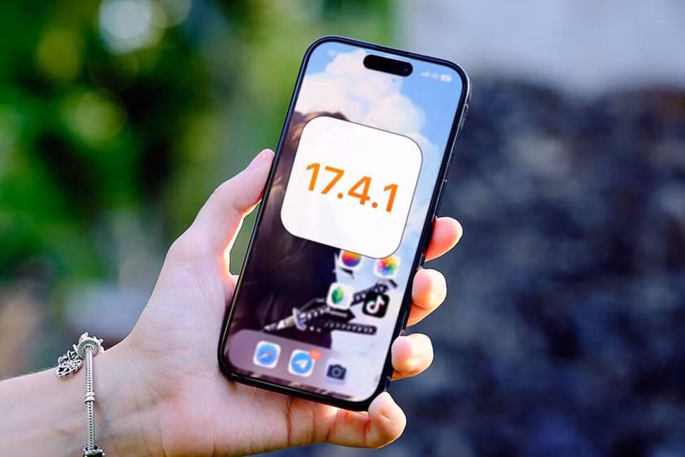 Ban cap nhat iOS 17.4.1 tang bao mat, va loi cho iPhone