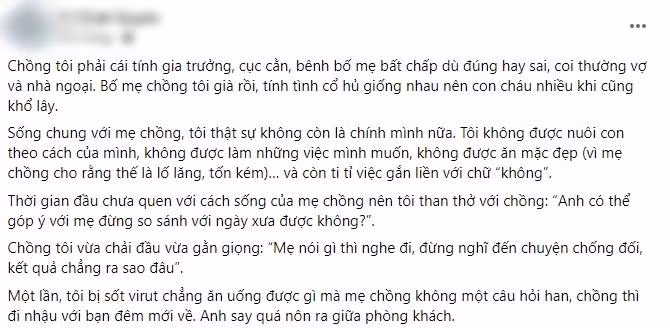 Cu cai nhau chong lai chi mat vo: “Me chi co mot, vo la cai tha gi“