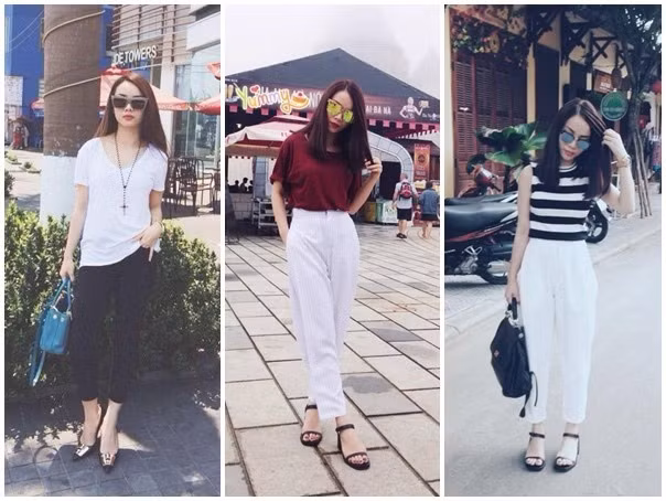 Gu thời trang đường phố của Yến Trang gắn liền với hình ảnh thanh lịch, sáng tạo trong cách phối phụ kiện làm điểm nhấn, thống nhất về tông màu, mới mẻ khi biết vận dụng những trào lưu mới mà vẫn phù hợp vóc dáng nhỏ nhắn.
