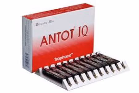Thực phẩm chức năng Antot-IQ được lưu hành trên thị trường.