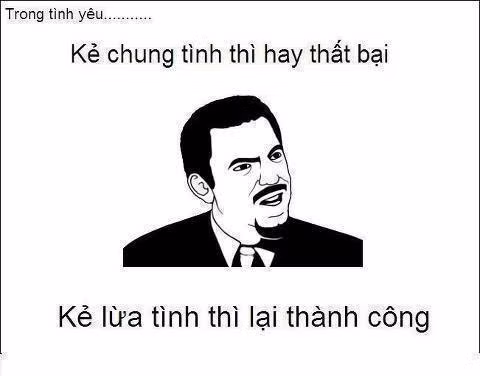 Nỗi bức xúc của người chung tình thất bại trong tình yêu.