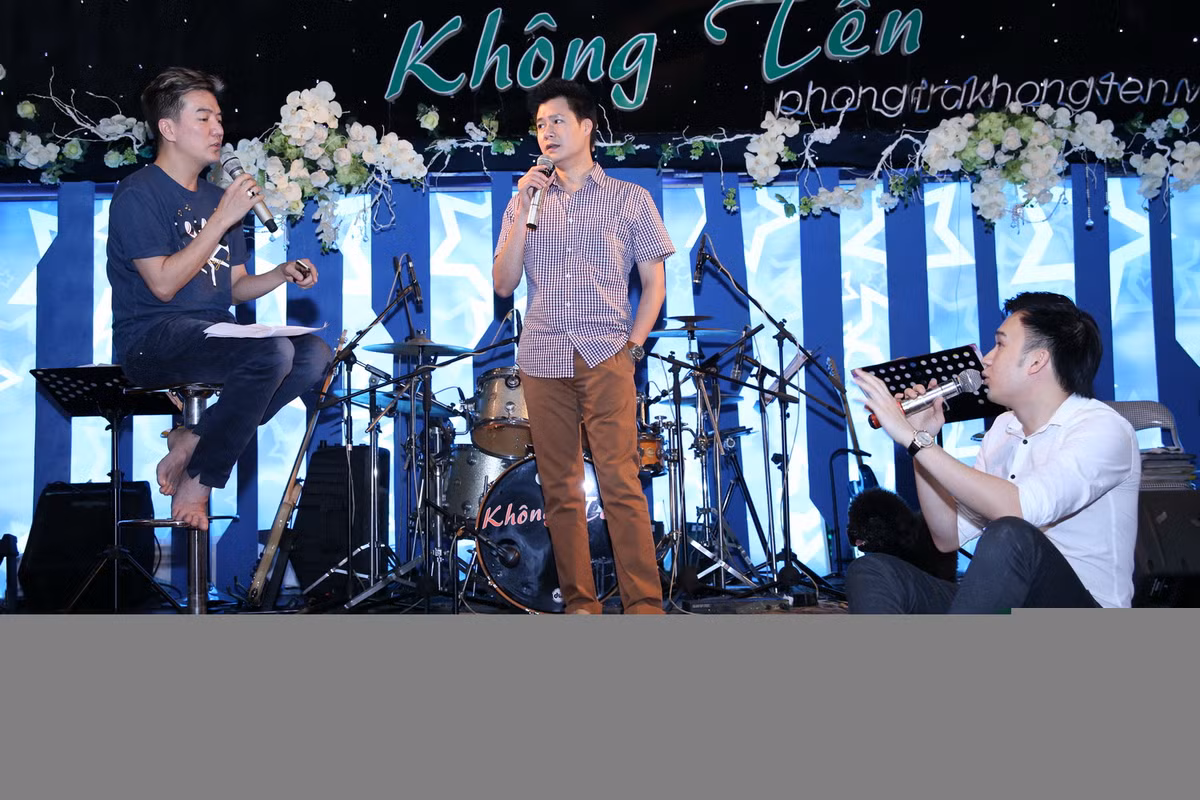 Quang Dũng và Dương Triệu Vũ tập luyện cùng Mr.Đàm.