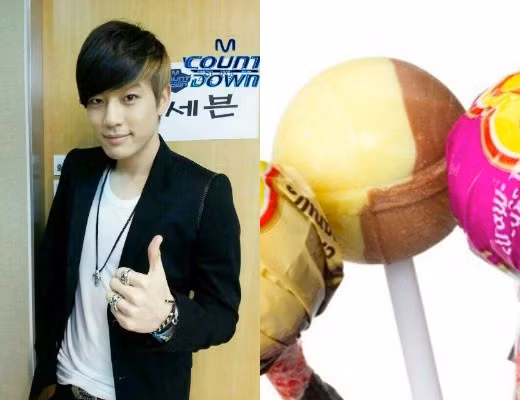 Quả đầu của anh "bảy" Se7en giống như cây kẹo lollipop.