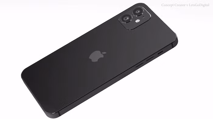 Dù nhỏ gọn, iPhone 12 vẫn có cấu hình khủng nhờ được trang bị chip A14 Bionic, RAM 4 GB, bộ nhớ từ 256 GB. (Ảnh: LetsGoDigital x Concept Creator) 