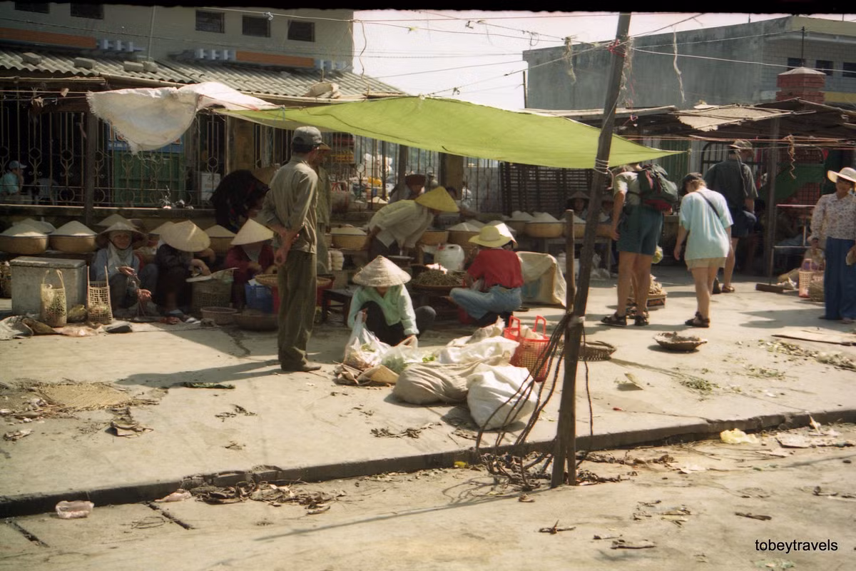 Khu vực bán gạo.