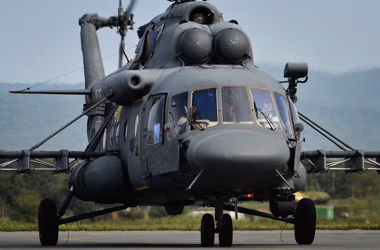 Đây có lẽ là lần đầu tiên Mi-171Sh ra nước ngoài tập trận.