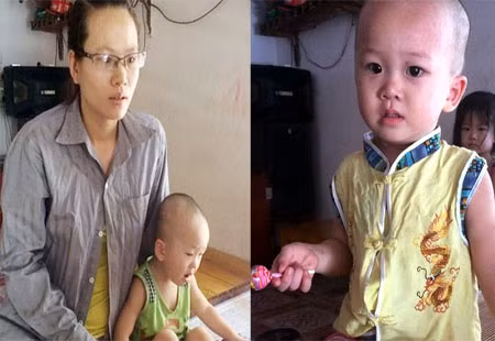 Chị Đồng Thị Hiền không khỏi xúc động khi con trai vừa trở về từ bàn tay 2 I. me