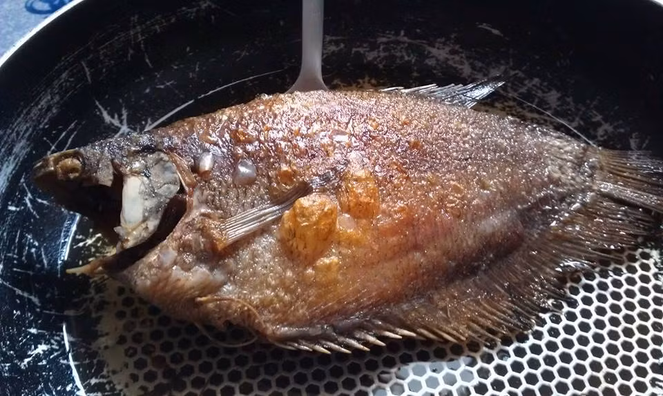 Ngoài ra cá sặc rằn cũng thường được chế biến thành khô cá.