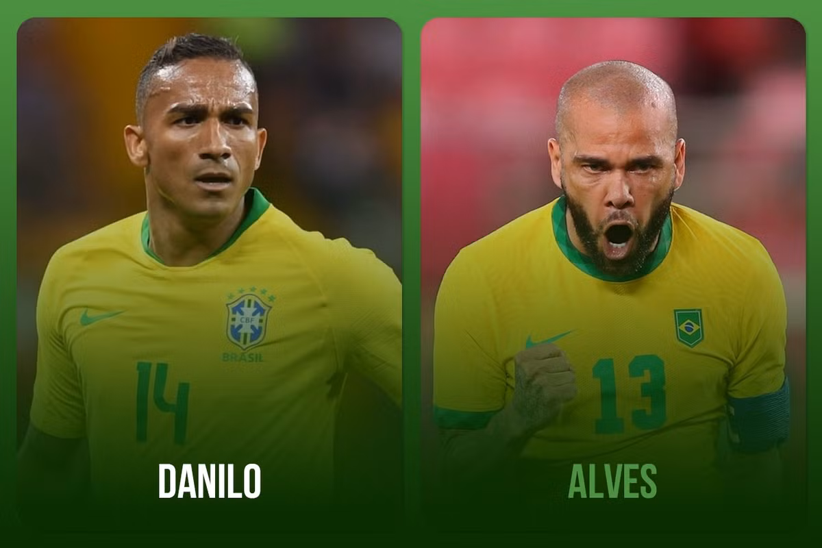 Thuyền trưởng tuyển Brazil triệu tập hai hậu vệ phải là Danilo (Juventus) và lão tướng Dani Alves (UNAM Pumas). Trong trường hợp cấp bách, Eder Militao (Real Madrid) cũng có thể dạt biên. Đây là vị trí mà hậu vệ sinh năm 1998 thường chơi trước khi chuyển đến đội bóng Tây Ban Nha.