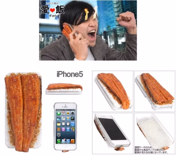 Hay phủ món Unagi lên iPhone 5 một cách khác lạ. 