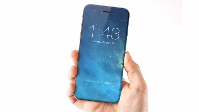 Nhà thiết kế Sahanan Yogarasa lại đem đến một góc nhìn khá giống với thiết kế của iPhone 6 hiện nay. Tuy nhiên, đường nét thiết kế và các vị trí trên khung máy được tạo hình mỏng và mềm mại hơn. Màn hình được làm tràn sang hai cạnh biến iPhone 7 gần như không có viền.