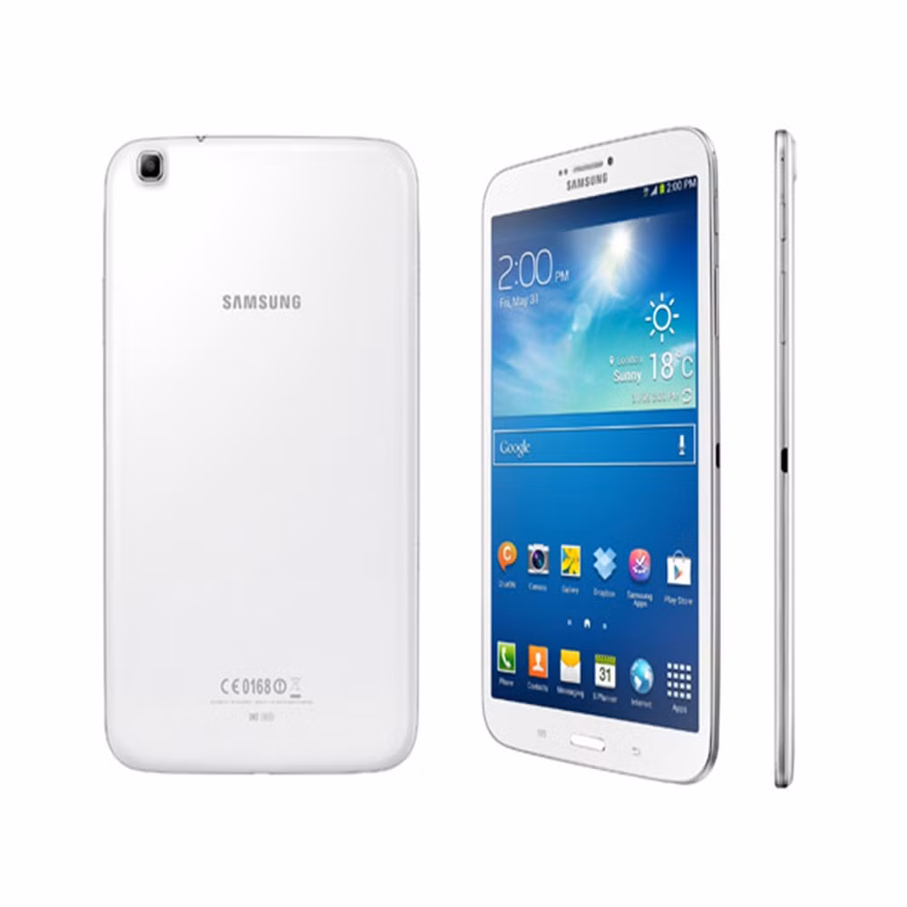  Samsung Galaxy Tab 3V Wifi – Giá 1,99 triệu đồng. Máy có thiết kế mỏng, nhẹ dễ dàng mang theo khi đi lại. Galaxy Tab 3V Wifi có màn hình TFT 7 inch, trang bị chip lõi tứ tốc độ 1,3GHz, bộ nhớ RAM 1GB, bộ nhớ trong 8GB. Máy tích hợp camera trước và camera sau 2MP. Trong đó camera sau có thêm các chức năng hỗ trợ Beauty Face, Panorama, Best Photo… để ảnh chụp đẹp hơn. Tuy nhiên, đáng tiếc máy tính bảng này chỉ hỗ trợ WiFi không có kết nối 3G.