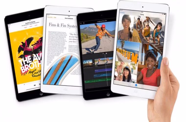 iPad Mini 2 với màn hình Retina. iPad Mini 2 có nét thời trang hơn khi được thiết kế mặt sau bằng vỏ nhôm và sở hữu chip xử lý A7 siêu tốc và đặc biệt điểm cộng lớn nhất chính là màn hình Retina. Đó chính xác là những gì người tiêu dùng mong đợi và Apple đã tỏ ra khá khôn ngoan khi trang bị Retina cho sản phẩm này của mình.