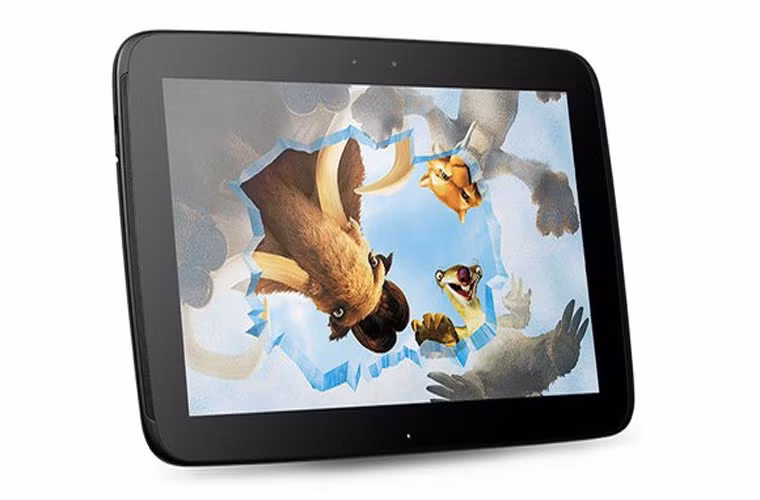 Google Nexus 10. Màn hình 10.1 inch là một trong những điều được nói đến nhiều nhất khi đánh giá về Google Nexus 10. Với mật độ điểm ảnh là 299ppi, Google Nexus 10 là chiếc máy tính bảng 10 inch có độ phân giải cao nhất trên thế giới. Dễ nhận thấy phiên bản Nexus 10 là một trong những chiếc máy tính bảng chạy Android tốt nhất trên thị trường hiện nay. Sản phẩm này vẫn có mức giá khá cạnh tranh khi so sánh với sản phẩm iPad Air của Apple.