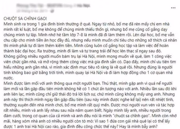 Duoc khen lay chong Ha Noi giau, co gai than 