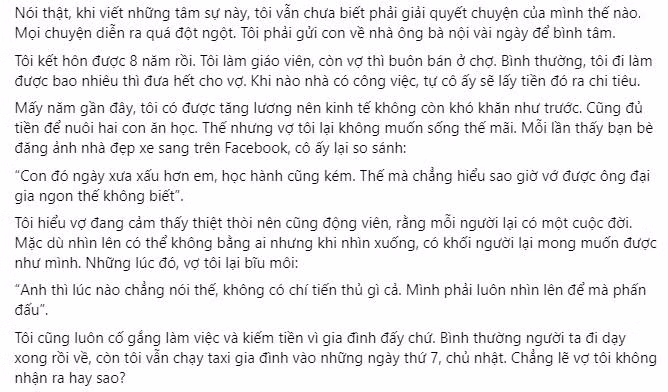 Cham con cho vo di lam xa, 1 thang sau vo cuoi nguoi khac