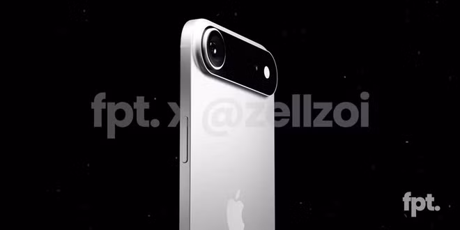 Trước đó, nhà phân tích Ming-Chi Kuo từ TF International Securities cũng tiết lộ iPhone 17 Air chỉ mỏng 5,5 mm ở vị trí mỏng nhất. Nếu thông tin chính xác, iPhone 17 Air sẽ là smartphone mỏng nhất từ trước đến nay của Apple, vượt qua kỷ lục của iPhone 6 (6,9 mm). Ảnh: @FrontPageTech/YouTube