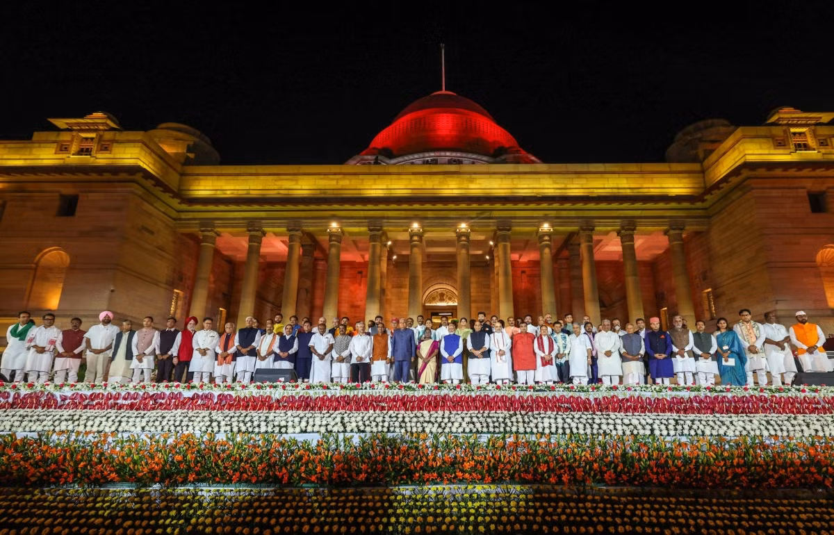 Thủ tướng Ấn Độ Modi tuyên thệ nhậm chức nhiệm kỳ thứ 3 - Hình 2 Thu tuong An Do Modi tuyen the nham chuc nhiem ky thu 3-Hinh-2