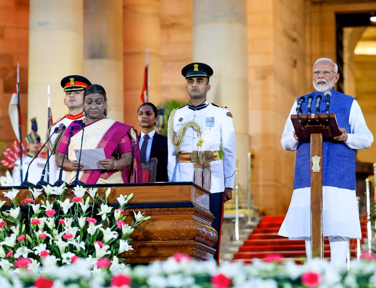 Thủ tướng Ấn Độ Modi tuyên thệ nhậm chức nhiệm kỳ thứ 3 Thu tuong An Do Modi tuyen the nham chuc nhiem ky thu 3