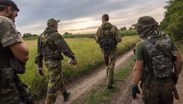 Các binh sĩ Ukraine.