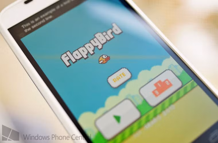 Xuất hiện Flappy Birds bản nhái cho Windows Phone. Trước khi phiên bản chính thức có thể xuất hiện vào tuần sau, người dùng Windows Phone sẽ có cơ hội thưởng thức trò chơi thú vị nhưng cũng khá hại não này bằng một bản nhái Flappy Birds miễn phí trên Windows Phone store.