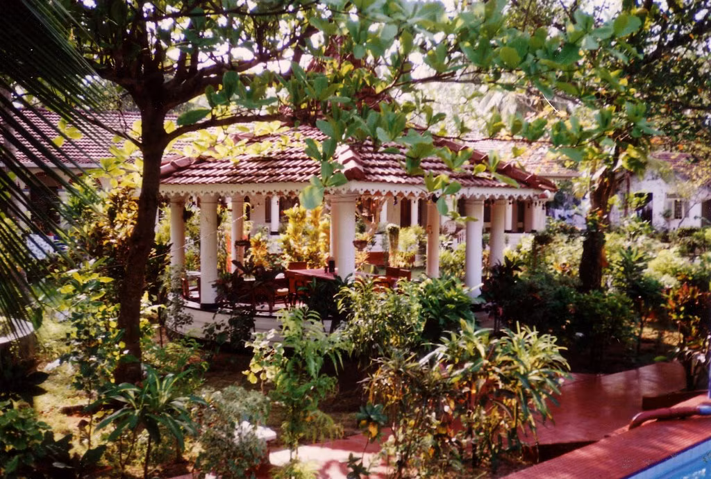 Một góc khu biệt thự người chụp ảnh lưu trú trong chuyến du lịch Sri Lanka.