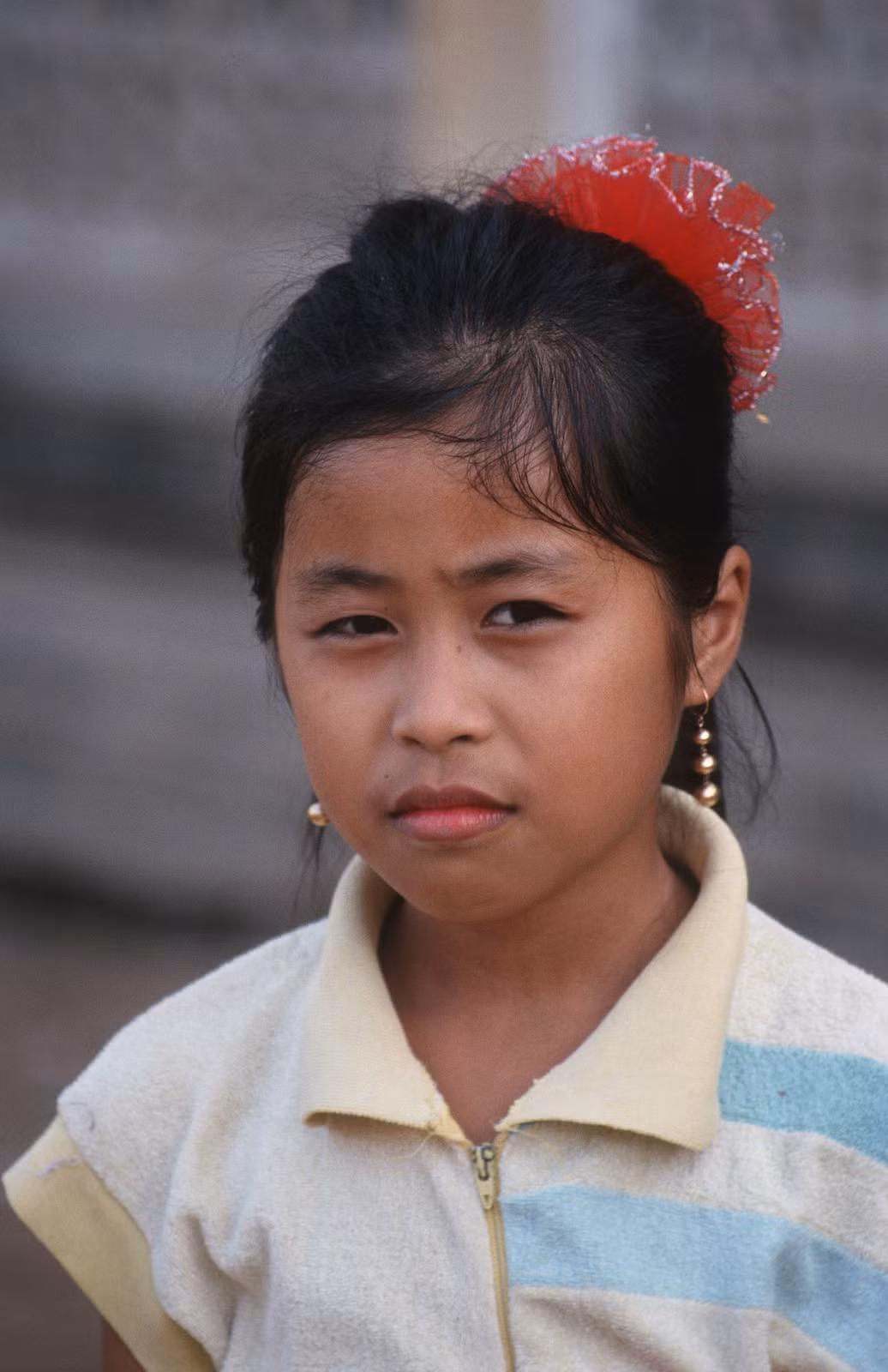 Chân dung một bé gái Siem Reap.