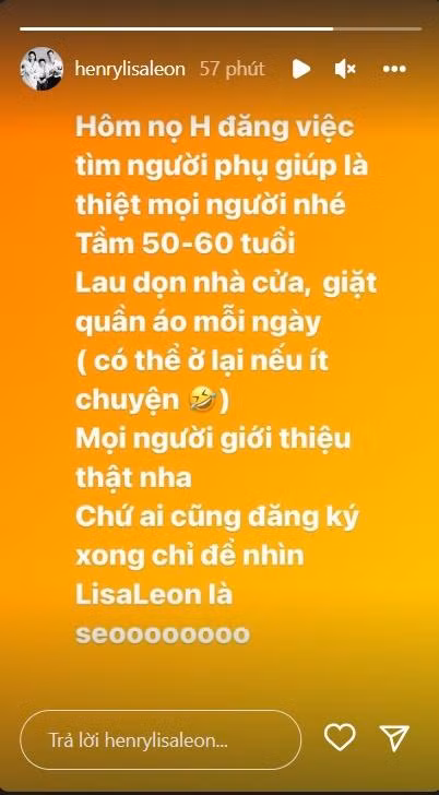 Ho Ngoc Ha 'khoc do meu do' khi tuyen giup viec cho Lisa - Leon-Hinh-2