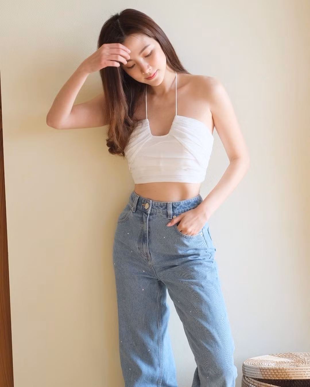 Baifern Pimchanok xinh xuat sac voi dam day lo xuong quai xanh-Hinh-8