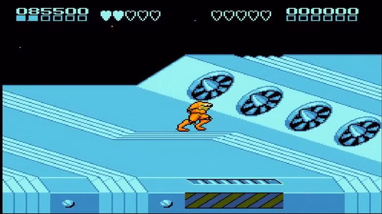 Trò chơi "Battletoads" được hãng Tradewest phát hành năm 1991 như một đối thủ của trò "Ninja rùa" (Teenage Mutant Ninja Turtles). Nội dung trò chơi xoay quanh cuộc chiến giữa 3 chú "siêu cóc" có tên Rash, Zitz and Pimple với lực lượng của Nữ hoàng Hắc ám (Dark Queen) ở ngoài không gian. Trò này ở Việt Nam được gọi bằng cái tên rất "chối tai": Song long ếch.