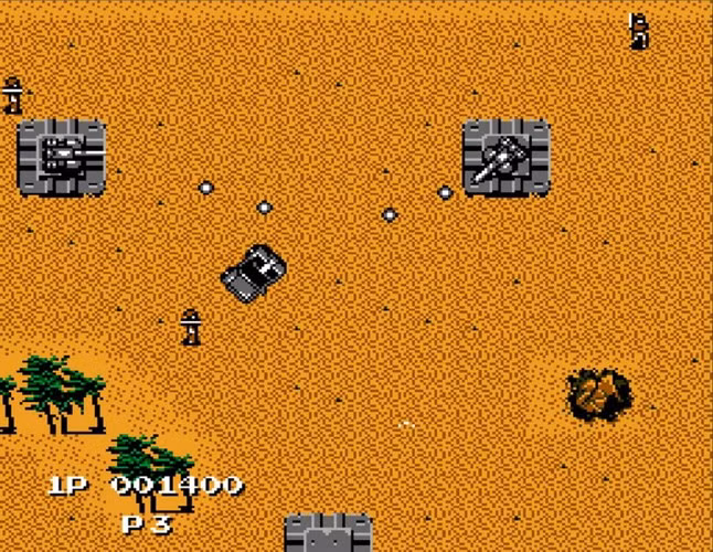 "Jackal" là trò chơi điện tử 4 nút dạng "chạy và bắn", do hãng Konami phát hành năm 1986. Ở Việt Nam trò này thường được gọi là trò "xe jeep".