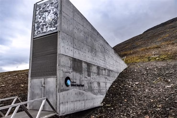 Nằm sâu trong một ngọn núi giữa Na Uy và Bắc Cực, hầm hạt giống Svalbard chứa một bộ sưu tập hạt giống khổng lồ trong một khoang lớn được thiết kế để chống chọi với thiên tai. Nếu một thảm họa lớn xảy ra, 890.000 mẫu hạt giốngtừ hầu hết các quốc gia trên thế giới được bảo quản an toàn sẽ giúp duy trì tự nhiên. Kho hạt chỉ mở cửa vài lần trong năm và một số lượng hạn chế người gửi hạt giống được phép vào bên trong để chuyển hạt giống lên kệ. Hang động Lascaux, Pháp