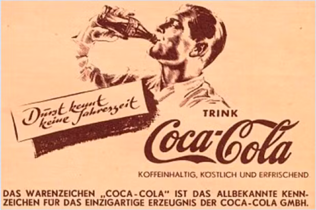 Coca Cola từng là đồ uống rất được người dân Đức thời Đức Quốc Xã ưa chuộng. Kết quả là rất nhiều tổ chức, nhóm người đòi tẩy chay Coca trên khắp thế giới.
