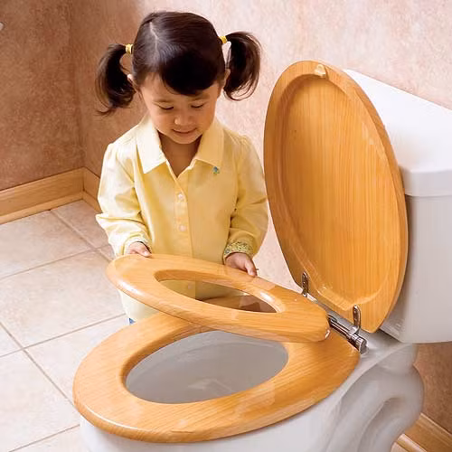 Thời gian biểu: Cha mẹ nên thiết lập thời gian biểu cho việc đi vệ sinh để dần dần tạo thói quen cho bé . Khoảng 45 phút đến một tiếng sau khi trẻ uống nước hoa quả hoặc các loại chất lỏng, bạn có thể gợi ý cho trẻ vào nhà vệ sinh hoặc ngồi bô “xử lý”. Ngoài ra, mỗi sáng khi trẻ thức dậy, bạn cũng nên hỏi xem liệu con mình có mót không vì sau một đêm, lượng nước trong người tích tụ.