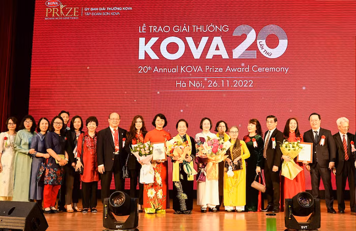 17 ca nhan va tap the nhan giai thuong KOVA