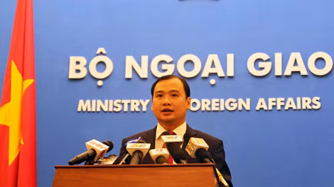 Người phát ngôn Bộ Ngoại giao Việt Nam Lê Hải Bình.