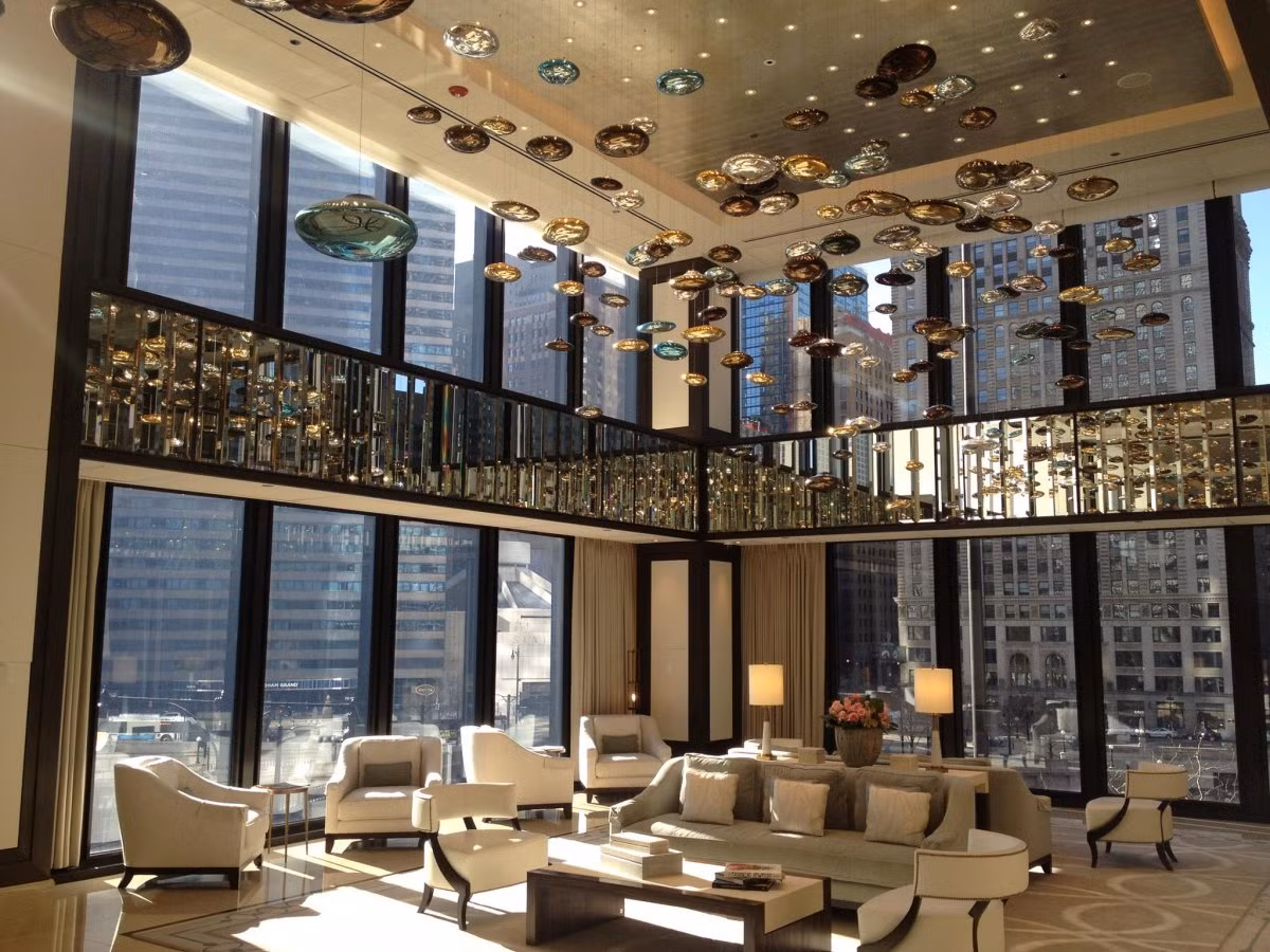 6. Khánh sạn The Langham, Chicago, Illinois, Mỹ.