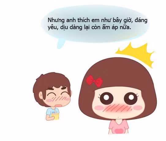 Để chữa cháy cho những lời nói của mình, bạn trai cần phải đưa ra những lời khen thật đúng lúc, để họ thay đổi suy nghĩ. Nguồn: Yamato.