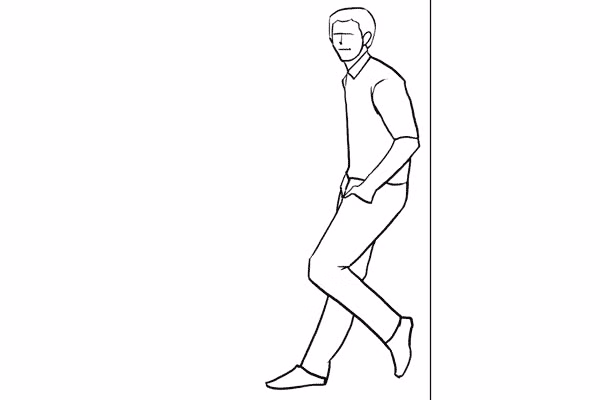 7. Dựa lưng vào một bức tường là một cách khác để chụp chân dung đứng.