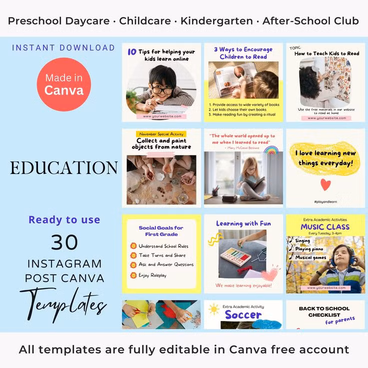  7. Tăng cường học tập qua hình ảnh và video. Canva for Education hỗ trợ thiết kế áp phích, sơ đồ tư duy và tài liệu trực quan. Filmora là phần mềm chỉnh sửa video dễ dùng, phù hợp để tạo video giảng dạy. Ảnh: Pinterest.
