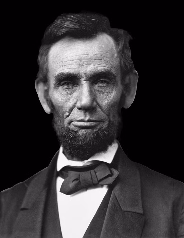 Abraham Lincoln (Đảng Cộng hòa): Phản đối việc mở rộng nô lệ sang các tiểu bang mới, nhưng không cam kết xóa bỏ nô lệ ở miền Nam. Ảnh: Pinterest.